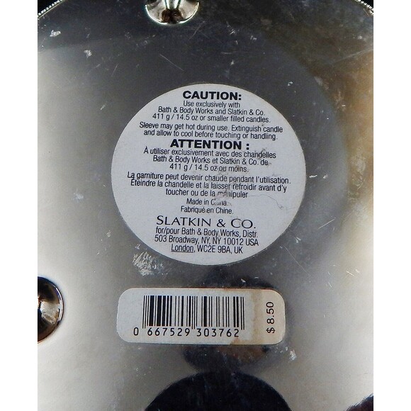 Slatkin & Co Gingerbread House Christmas Tree Holder Silver Bath & Body Works - Picture 7 of 10